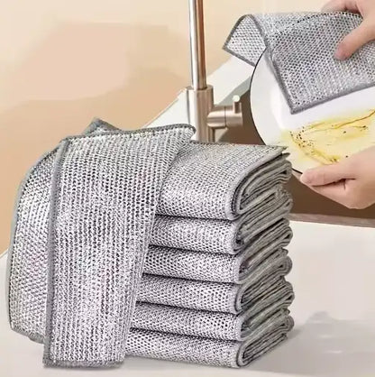 10 Paños Magicos Micro Acero - Multi Usos